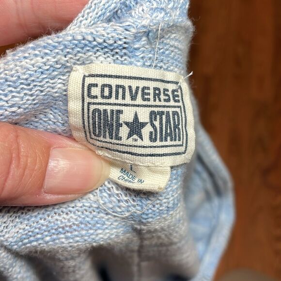 Converse One⭐️Star 2010’s Knit Tunic, Gey top, Dress, tie waist, 3/4 sleeve, L - Picture 5 of 7